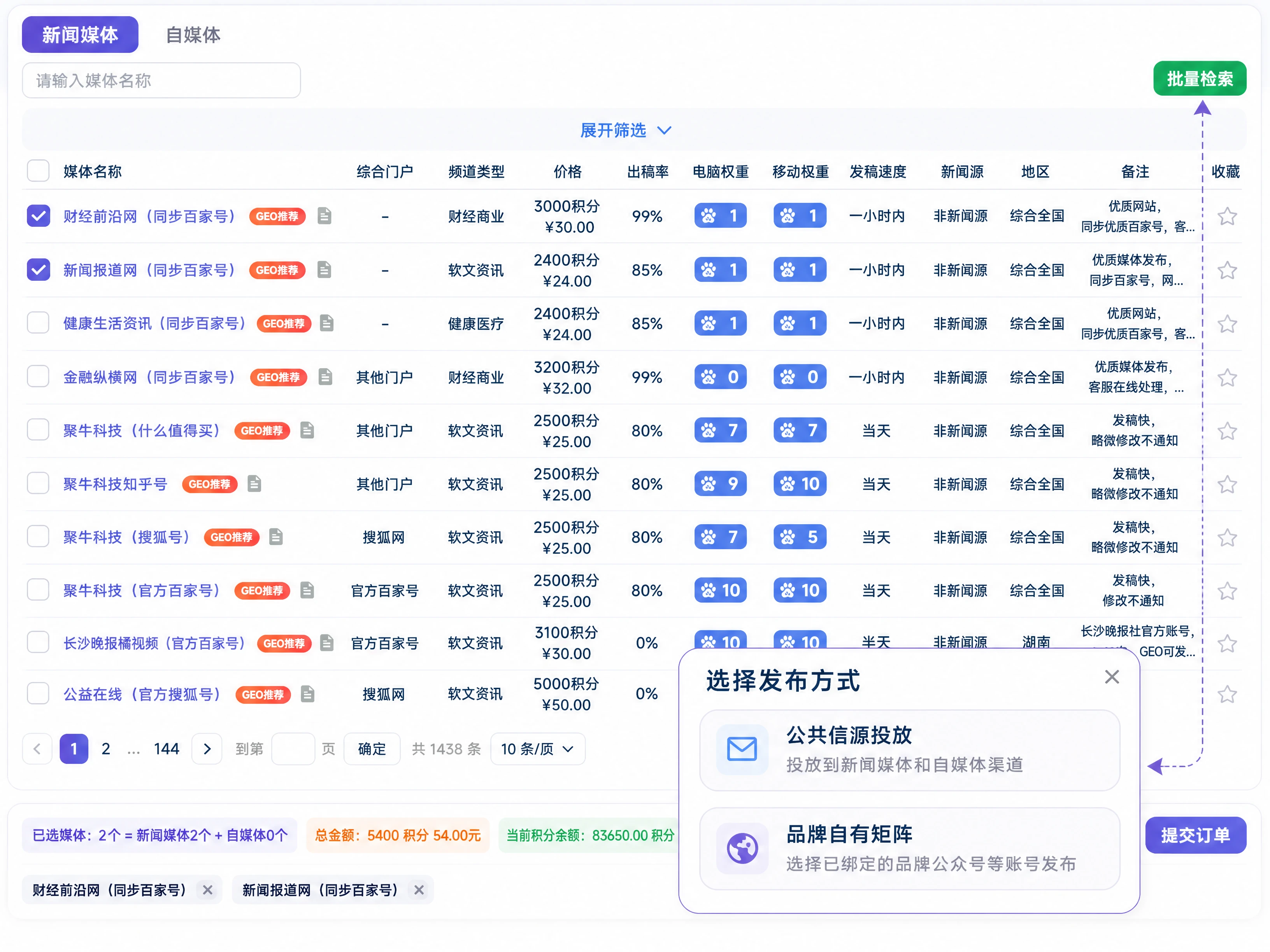信源媒体投放